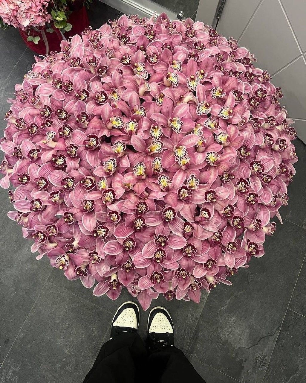 Букет из 101 орхидеи №126