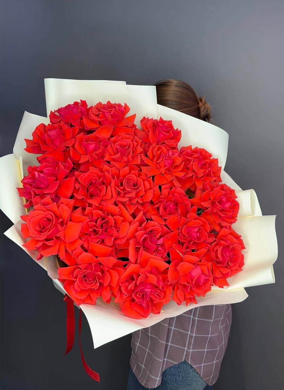 Букет из 25 французских роз