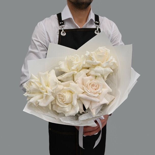 Букет из 5 французских роз №232