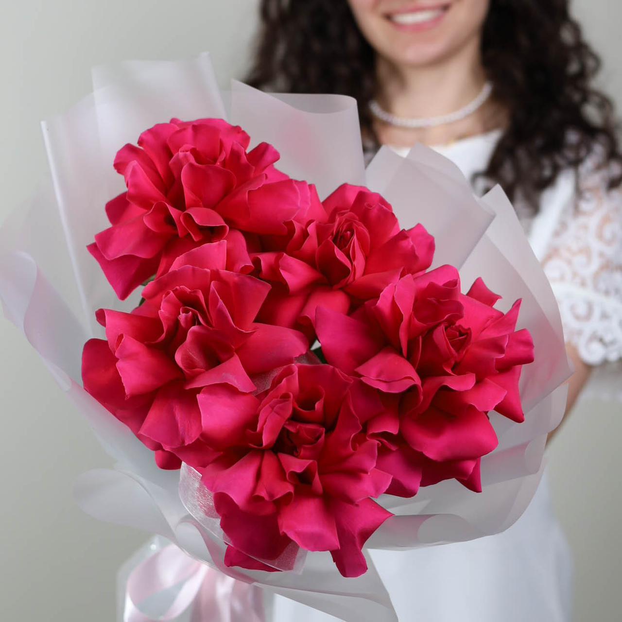 Букет из 5 французских роз №239