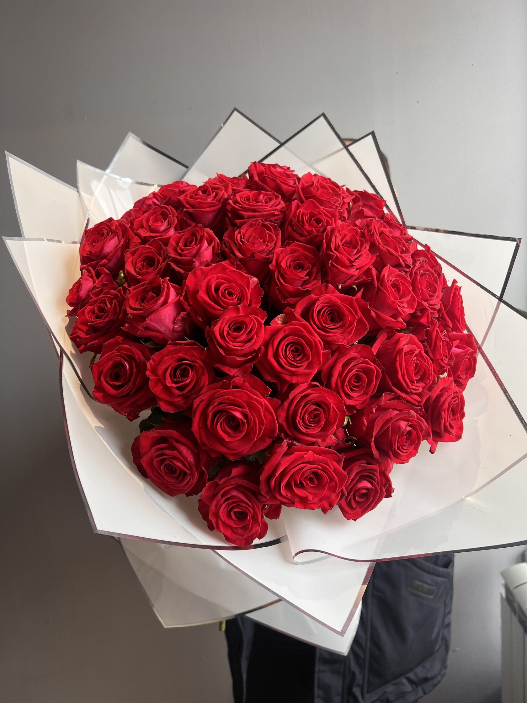 Букет из 51 красной розы №82