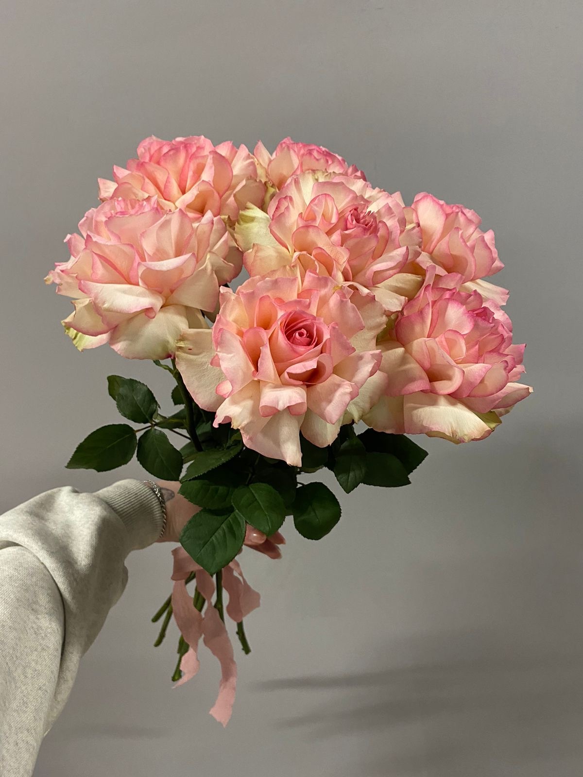 Букет из 7 французских роз №267