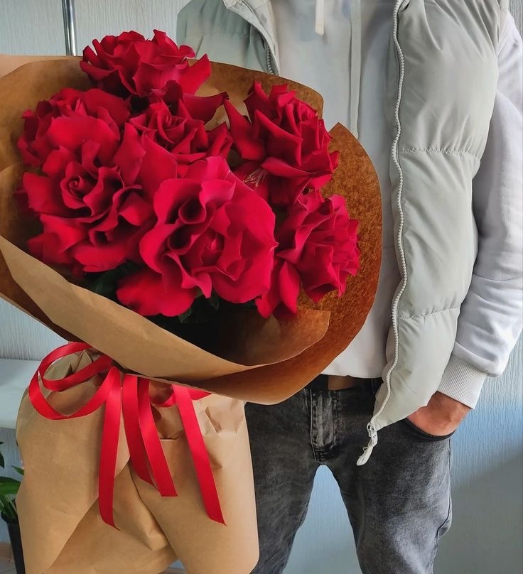 Букет из французских роз №254