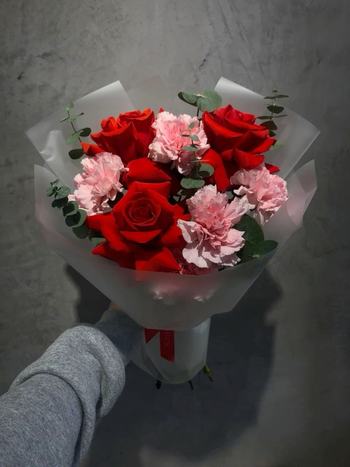 Букет из французских роз №257