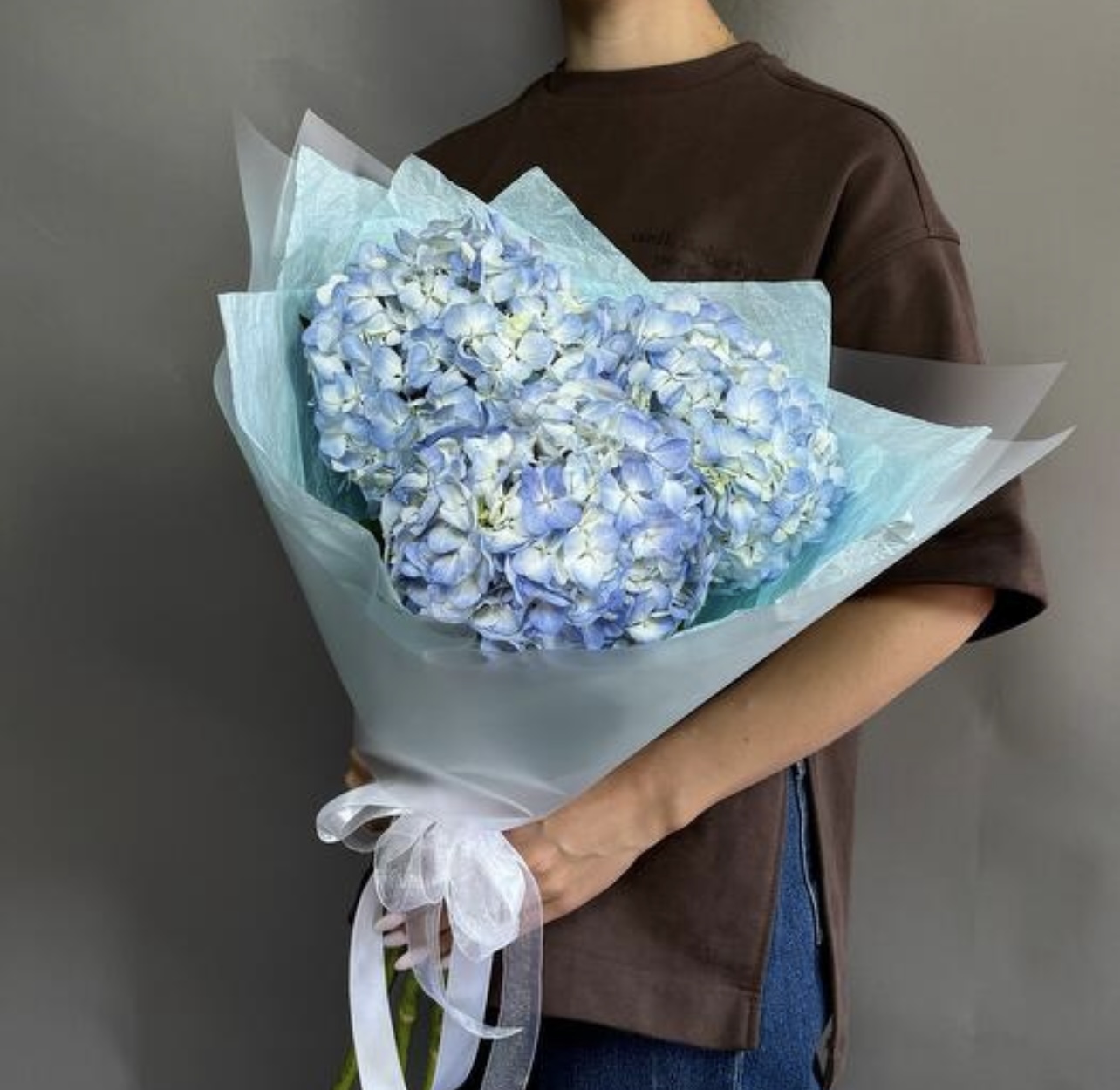 Букет из гортензии №5