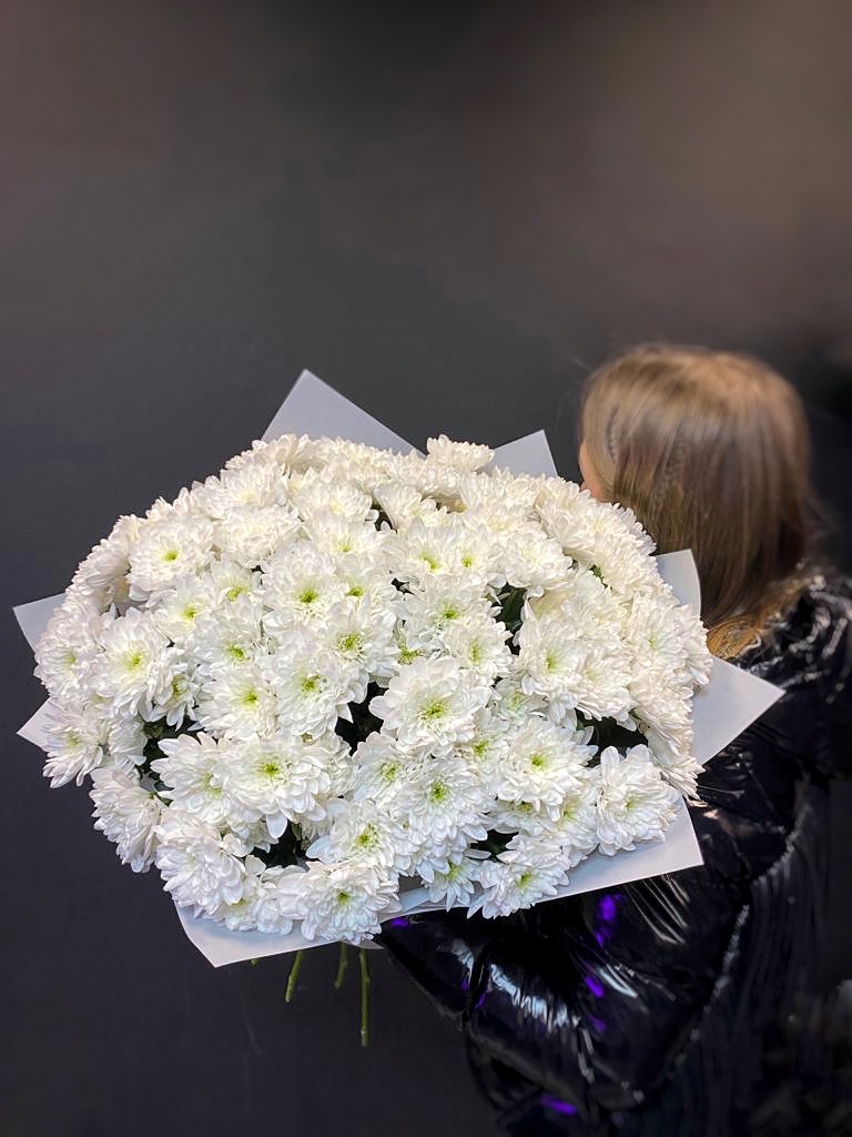 Букет из кустовых хризантем №151