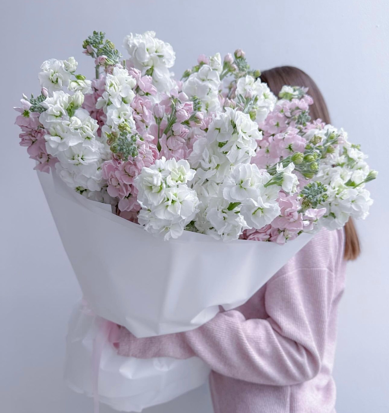 Букет из маттиолы №9