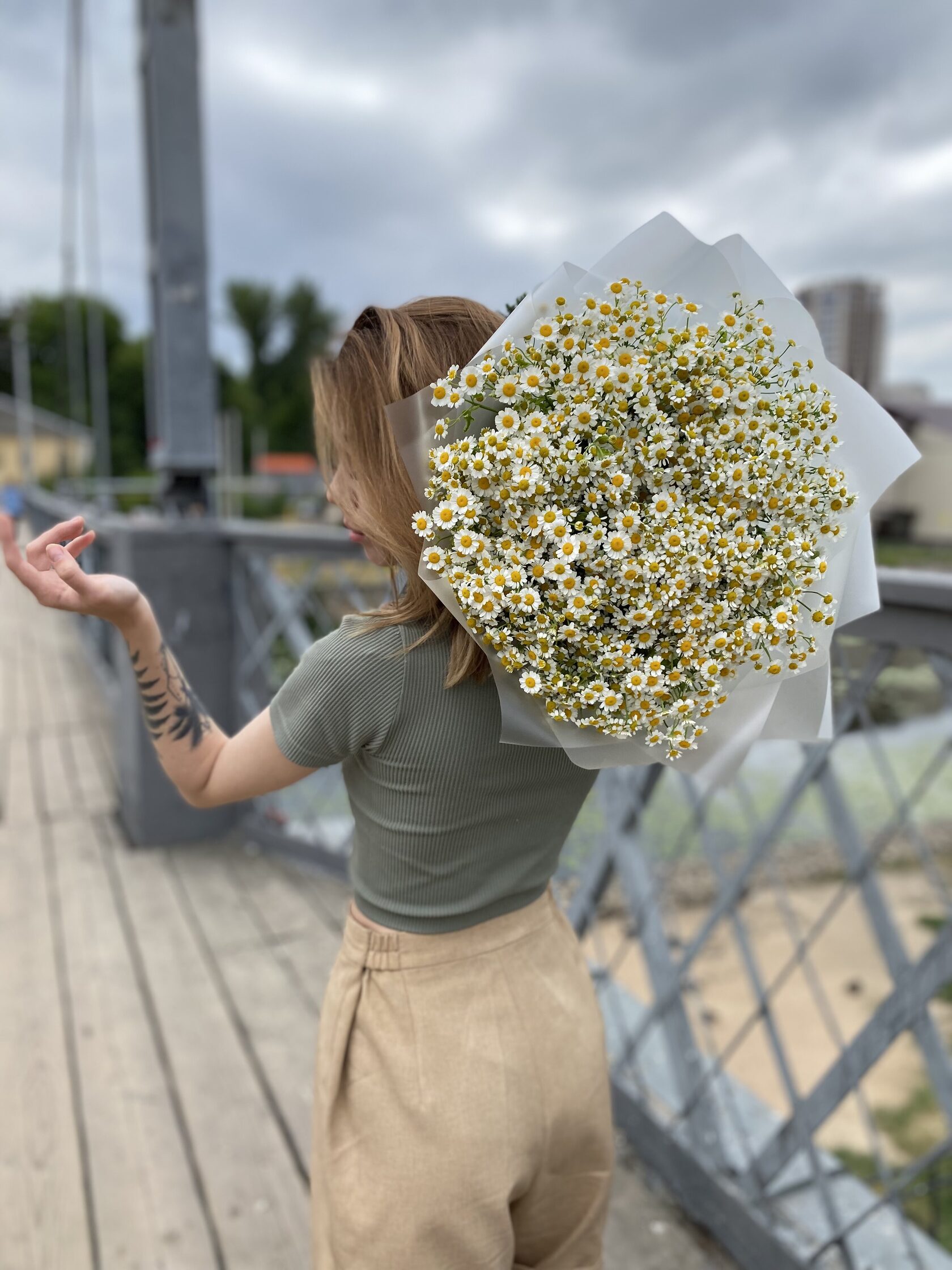 Букет из ромашек №29