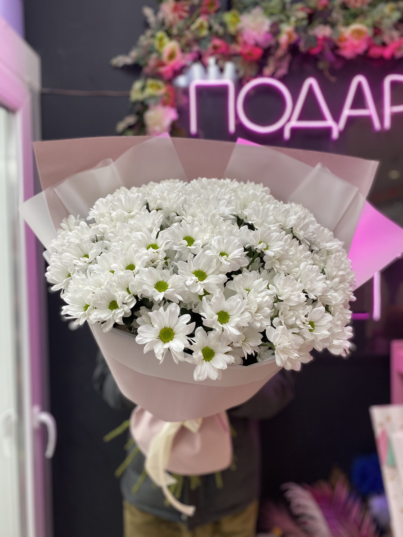 Букет из хризантемы №55