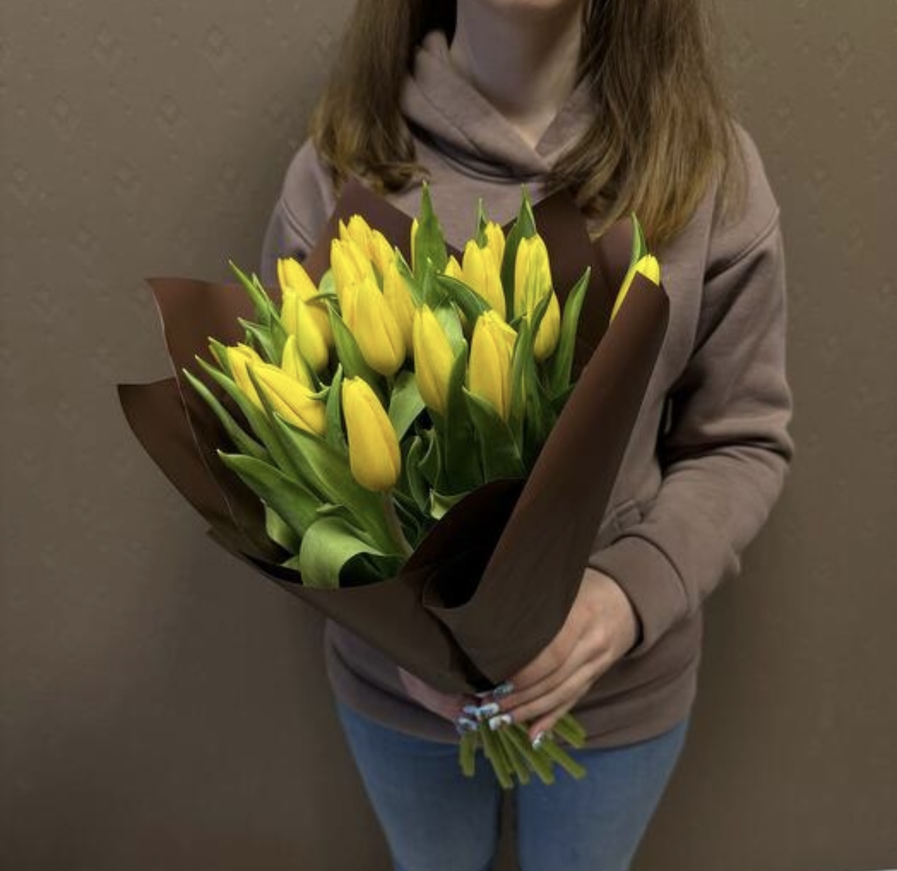 Букет из желтых тюльпанов №39