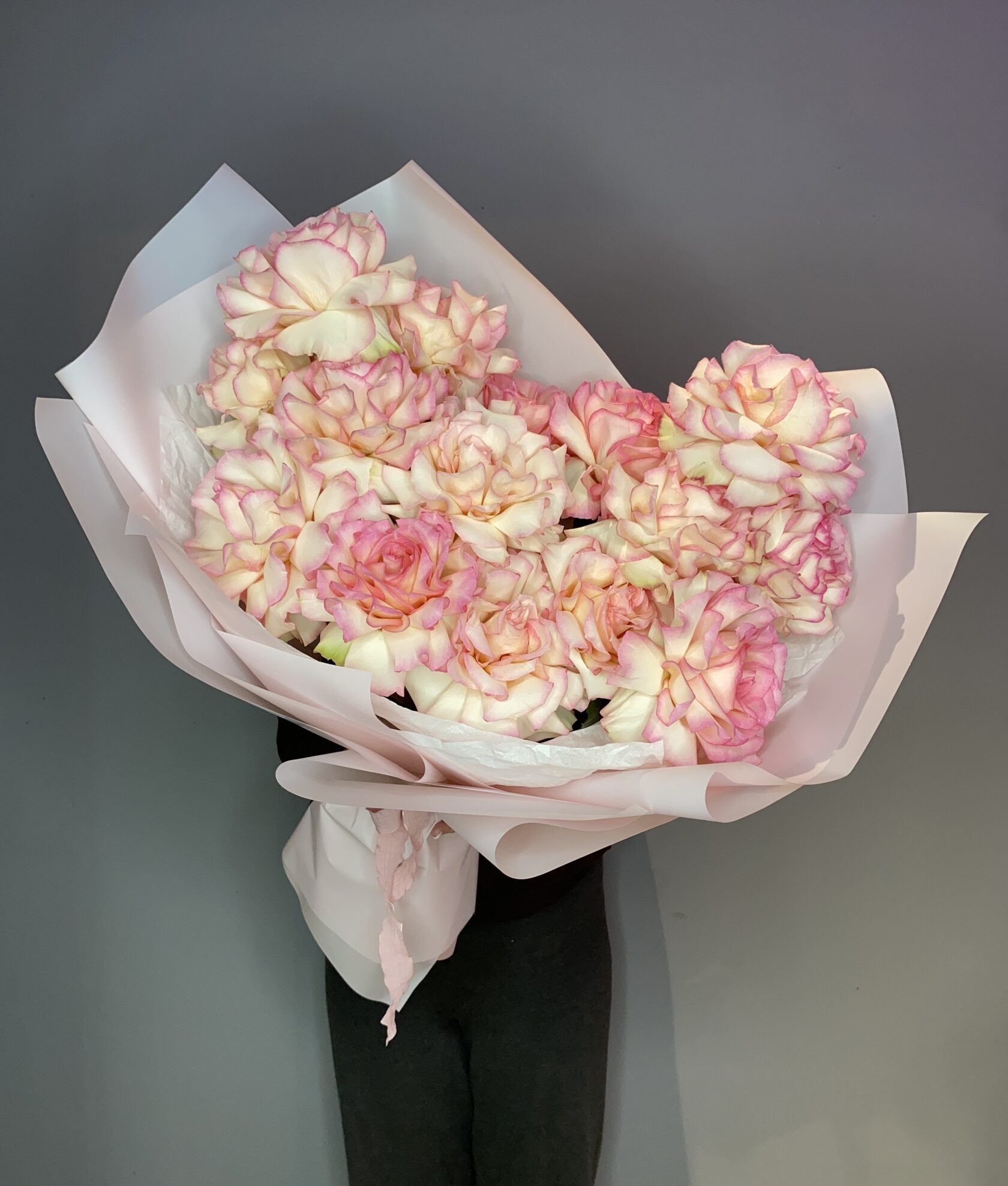 Букет с французскими розами №174