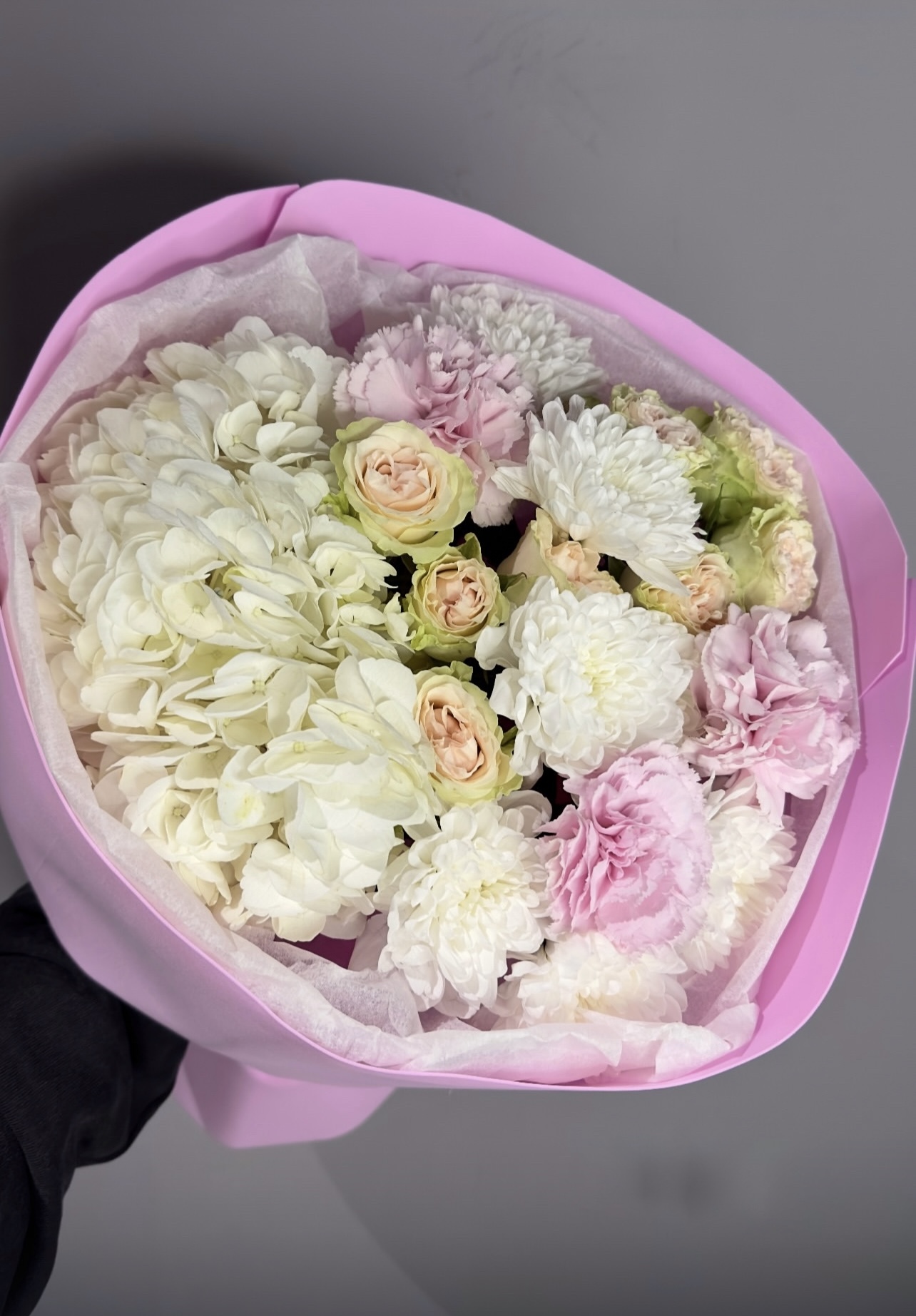 Букет с гортензией №164