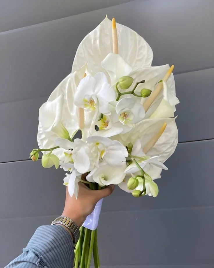 Свадебный букет с каллами №78