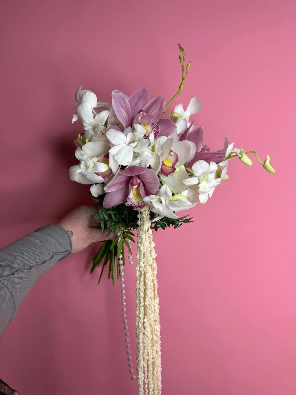 Свадебный букет с орхидеями №69