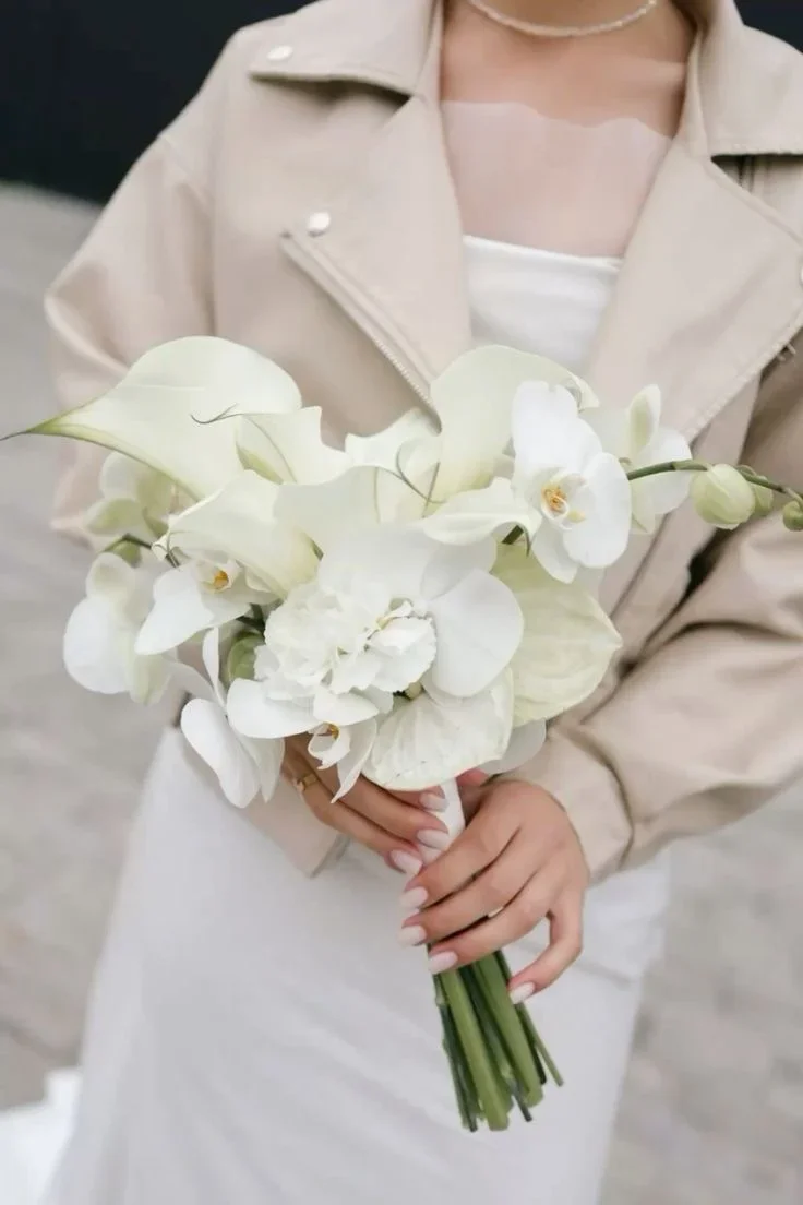 Свадебный букет с каллами №74