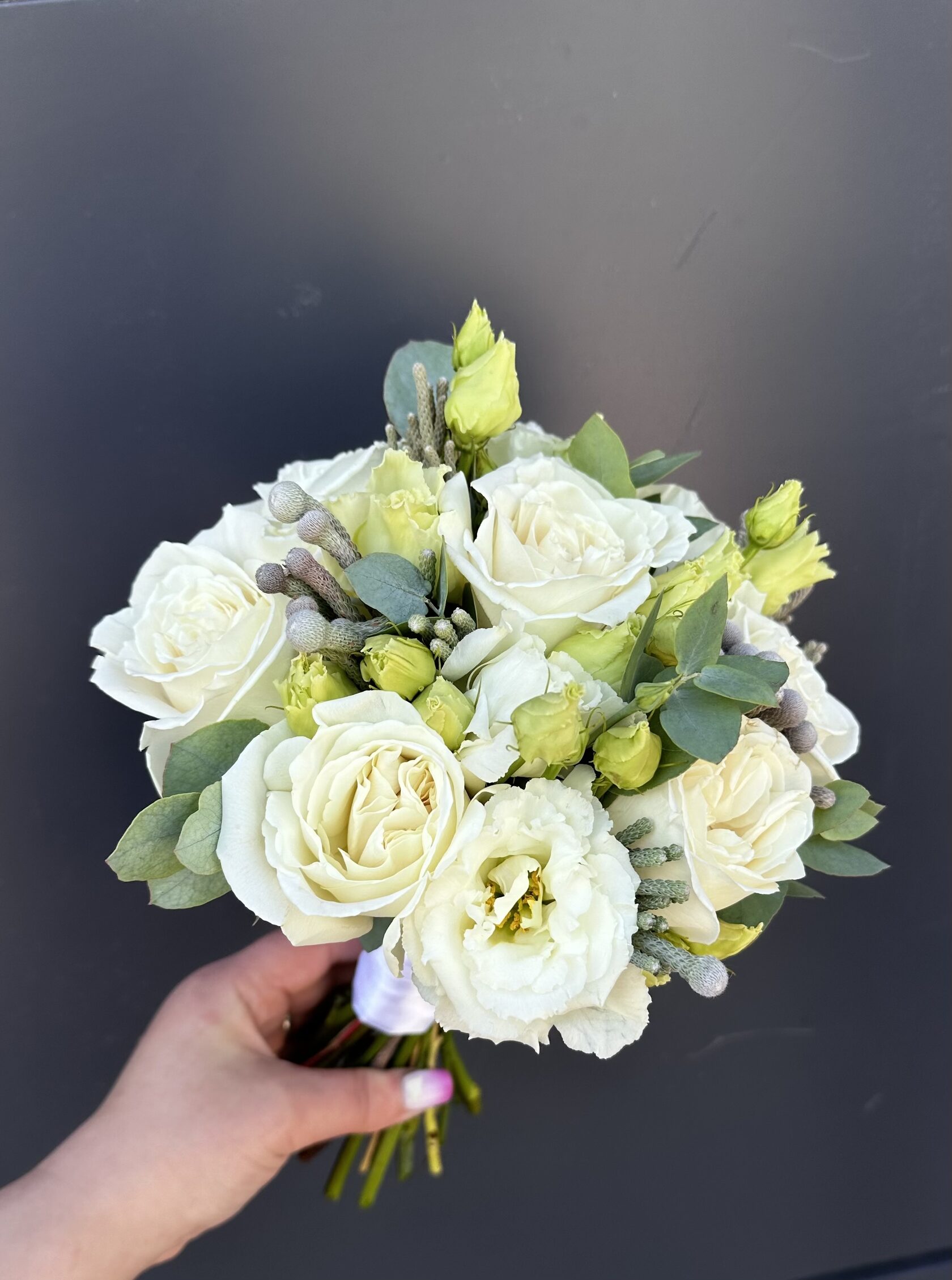 Свадебная пара Букет невесты и бутоньерка жениха №10