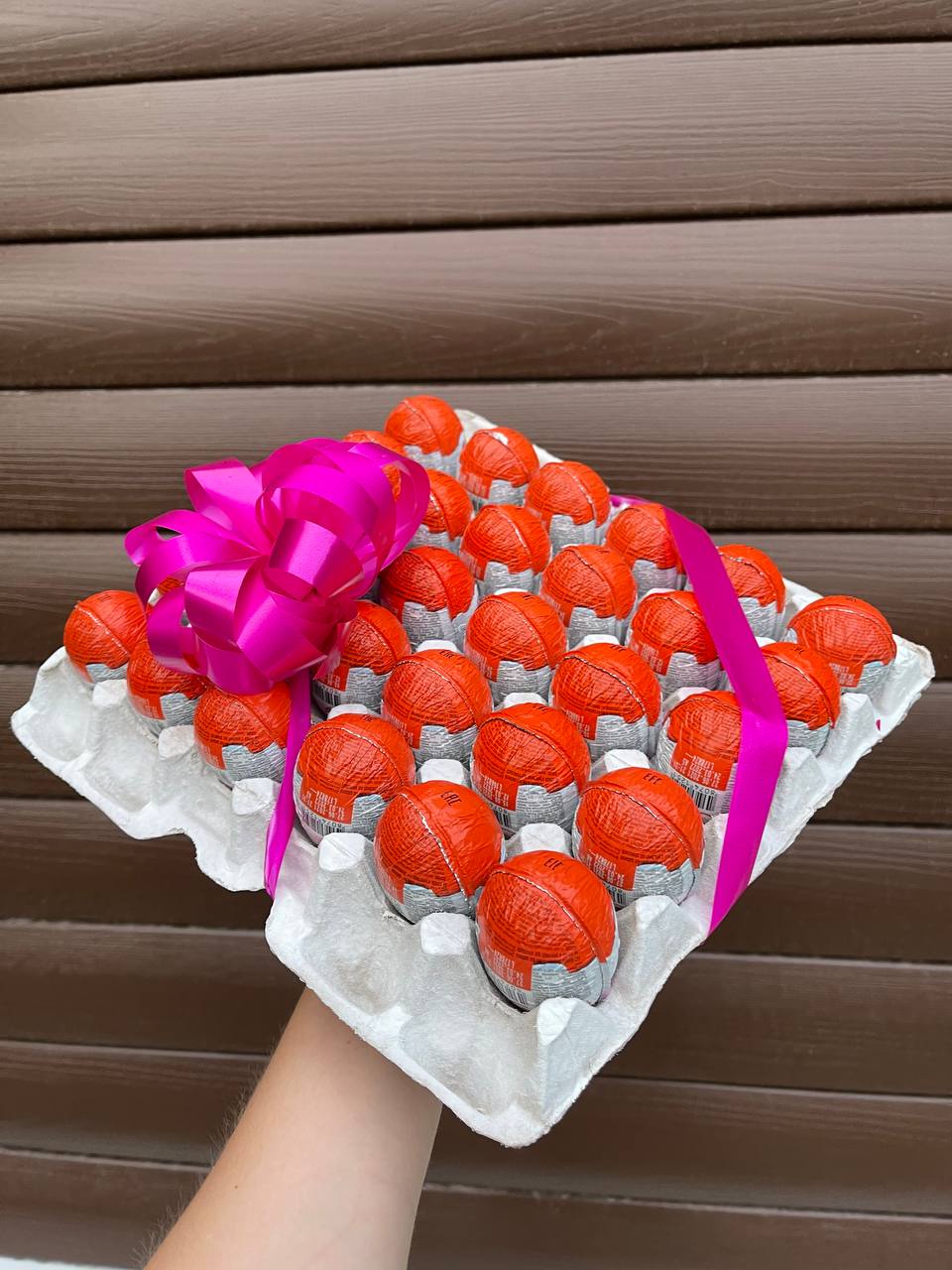 Сладкая коробка: набор из шоколадных яиц №27