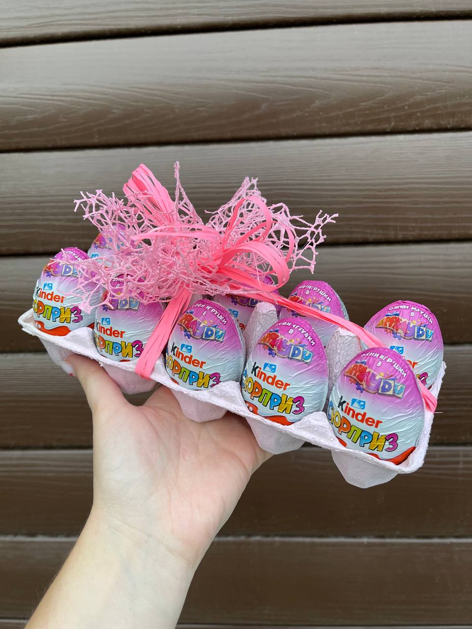 Сладкая коробка: набор из шоколадных яиц №38